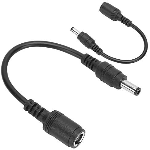 ASHATA Adaptateur Secteur Chargeur pour Ordinateur Portable, 2Pcs Convertisseur d'adaptateur de Chargeur d'alimentation CC 7.4x5.0mm Femelle en 5.5x2.5mm mâle pour Ordinateur Portable