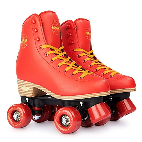 ROOKIE Rollerskates für Jugendliche, Uni, Rot, Größe 32