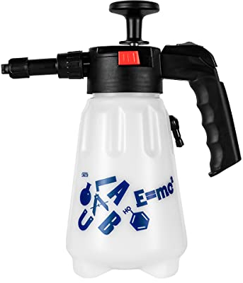 SGCB Pulverizador de bomba de espuma de 1,5 l a presión de mano para lavado de coches pulverizador de espuma portátil para limpieza de casa de coche, césped y jardín