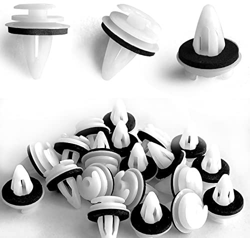 20Pcs Door Trim Panel Retainer Clips with Seal Ring Replacement for BMW #51411973500 Series 3, 5 & 7 E46 E36 E34 E38 E39