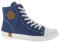 Andrea Conti Damen High Top Sneaker, Denim, 41 EU