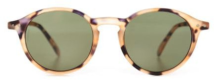 Izipizi OCCHIALI SUN POLARIZED MOD. D LIGHT TORTOISE GREEN LENSES