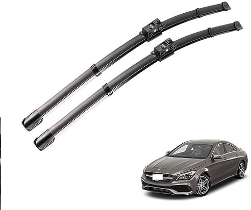 Scheibenwischerblätter, kompatibel mit Mercedes Benz CLA-Klasse C117 W117 2013–2019, Scheibenwischer, Autozubehör, CLA 180200250 (Color : 2016-2018, Size : LHD)
