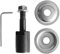 Folpus Adattatore per Albero Motore, Albero, Albero di prolunga smerigliatrice in Acciaio da 5-16 mm, per Ruota in Tessuto, Spazzola, 16 mm 106 g