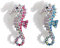 Broches Pour Vetements Femme Broche En Forme Hippocampe En Strass Pour Hommes Broche De Vie Marine Broche De Costume Pour Femmes Bijoux De Vêtements Corsage Costume
