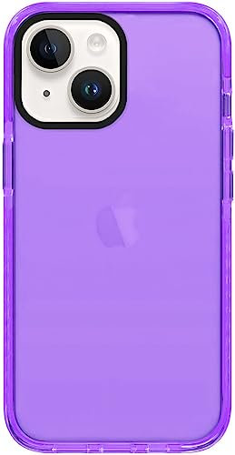 Neon Clear Case for iPhone 15, Cute Retro Vibrant Design Phone Cases for Women 80s Accessories, Camera Protector Cover Soft Silicone Shockproof Protective Case for iPhone15 6.1inch