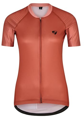 Ziener Damen NAIALA Fahrradtrikot/Radtrikot - Mountainbike|Rennrad - atmungsaktiv,schnelltrocknend,elastisch,Kurzarm, Chestnut, 44