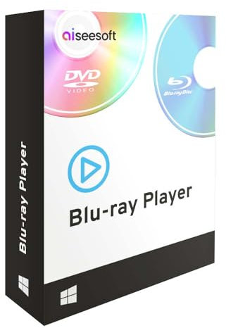 Aiseesoft Blu-ray Player | Kompatibel mit Windows | 1 Gerät | Lifetime | Blu-ray Player Software für den PC | Aktivierungscode per E-Mail