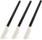 3PCS Silicone Mini Jam Spatulas, Flexible Jar Scraper Set, Silicone Mini Spatula with Wood Handle Resitant to High Heat, 9 Inch Samll Spatulas