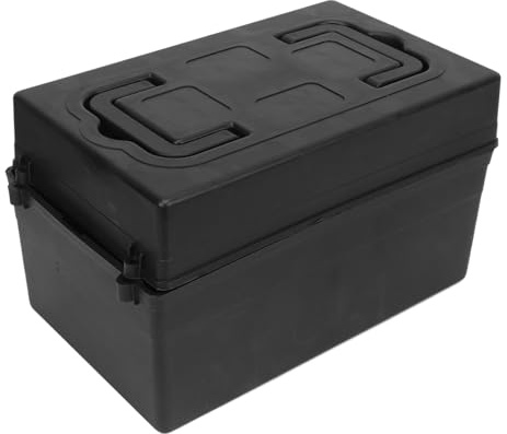 Universal Electric Motorcycle Battery Box, Size 190x190x310mm, Plastic Storage Case with Impact-Resistant Design for Power Cell Protection