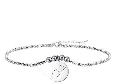 VASSAGO Islamische Armband Allah Arabische Armreif Armbänder für Frauen Männer Islam Muslimische Arabische Kalligraphie Link Armband Islam Eid Islamische Arabische Geschenk Schmuck