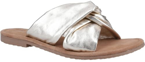 Hush Puppies Women's Amy Wide Fit, Gold, 6 UK