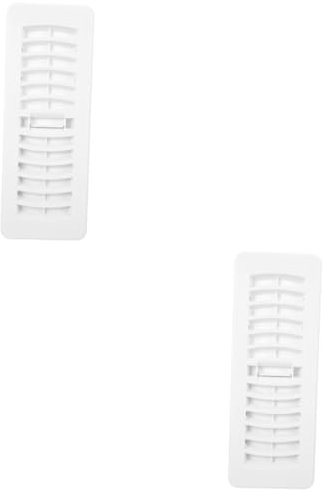 TOPBATHY 2 Piezas Rejilla de Piso Rejilla ventilacion Regulable Rejillas de ventilacion Cubiertas de ventilación de Aire Acondicionado Cubiertas de ventilación de Pared difusor de Aire