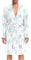 ZZXXB Dream Catcher Cloud Herren-Nachtwäsche, leicht, langärmelig, Spa-Bademantel mit Taschen, M-XL, weiß, L