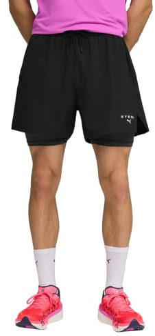 PUMA Herren HYROX 2in1 Training Short mit integrierter Tights PUMA X HYROX 528566