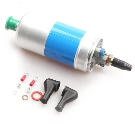 Bomba Gasolina para Benz W201 W123 W124 0580254910 0580464125 FP-1029-BL Flujo Bomba Combustible Eléctrica Externa 120LPH 12V Bomba Combustible