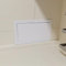 Trampilla Pladur 300x300 450x450 300x400 150x150 Panel de acceso de aluminio blanco con puerta. Puerta de servicio de pared con mecanismo de clic. Puerta de inspección(12 x 18(30 x 45 cm))