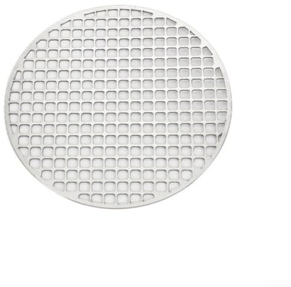 Edelstahl-Grillmatte, rundes Design für Grillrost und Ofen (28 cm)