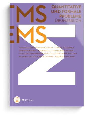 MedGurus TMS Vorbereitung - Quantitative und formale Probleme - Übungsbuch mit 168 Aufgaben und Musterlösungen zur Vorbereitung auf den Medizinertest - Erfolgreich ins Medizinstudium