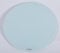 Euro Tische Plaque de Protection Ronde en Verre trempé Ø 50 cm - Disponible en Noir, Blanc et Transparent - Plaque Pare-étincelles Robuste pour poêles à Bois et cheminées (Blanc)