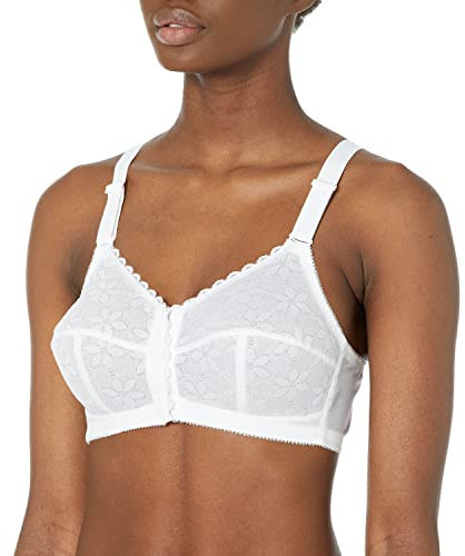 Berlei B511-WHT Women's Classic White Front Closing Full Cup Bra 44C