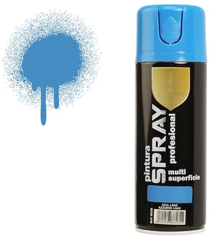 H HANSEL HOME Pintura Spray Azul Lago 400 Ml