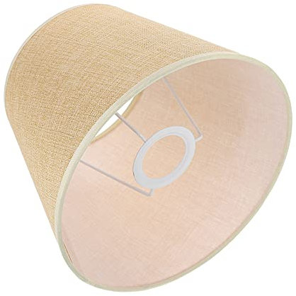 Angoily Pantalla Lámpara Mesa 50 Cm Pantalla Lampara Pie Pantalla Tela Lámpara de Mesa Clip- On Tambor Tela Lámpara Cubierta para Mesa Pared Lámpara Beige 22Cm Pantalla Lampara Pie 50 Cm