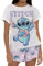 Disney Pijama De Stitch | Stitch Pijama Mujer | Pijamas para Mujer | Blanco Small