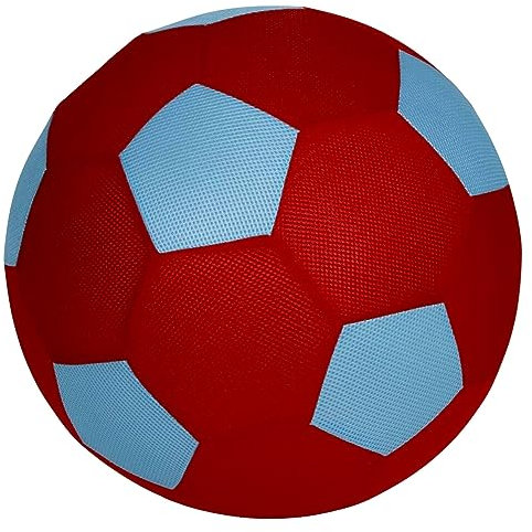 BURI XXL Spielball Ø50cm MESH Fußball groß aufblasbar Aufblasball - Riesenball Strandball Beach Ball Mehrfarbig