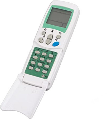 DC 3V ABS Pantalla LCD Reemplazo del Control Remoto para 6711A20010A Aire Acondicionado 126x48x26mm Blanco