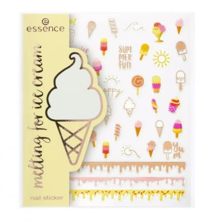 ESSENCE MELTING FOR ICE CREAM PEGATINAS PARA UÑAS