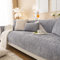 Weiche Chenille-Sofa-Kissenbezüge, rutschfeste Sofabezüge, für 1-, 2-, 3-, 4-Sitzer-Couchbezüge, Sofa-Schonbezüge, Möbelschutz für Wohnzimmer (Grau, 90 x 240 cm)