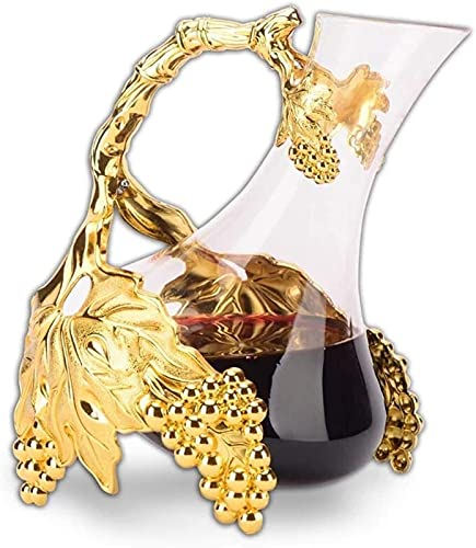 Aioneer Carafe à vin Haut de Gamme, Verres à vin de personnalité créative, Carafe à vin en Cristal Continental français, pour la Maison