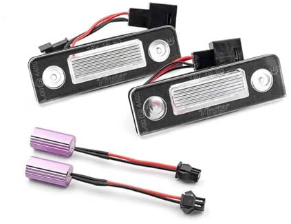 Auto Nummernschildbeleuchtung Lampe,für Skoda Octavia II Facelift Roomster 5J 2006-2012,Langlebig Effizient Hochwertige Digitale Nummern Leuchten Fürs Auto