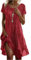 Robe Asymétrique Femme Glamour Dress Pas Cher Soiree Vetement Dos Nu Coton Mariée Asymétrique Courte Tenue Tropicale Robe D'été Mi Longue Et Ventes Flash du Jour, XXL