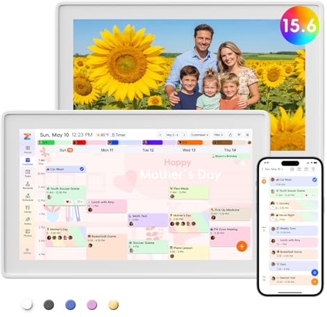 Westsee 15.6 Digital Calendar, No Subscription Smart Family Planner