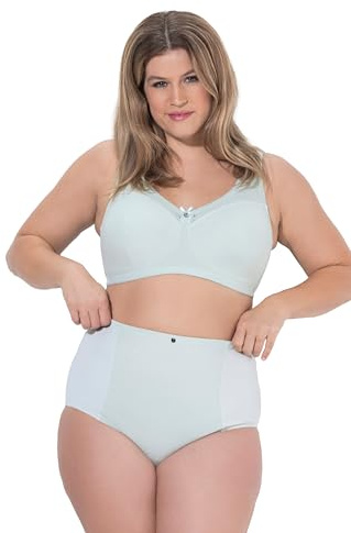 Ulla Popken Damen Miederhose Pastell türkis 54+