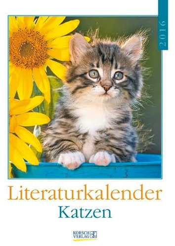 Katzen 2016: Literatur-Wochenkalender