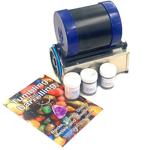 3lb Stone Tumbler Starter Pack Rock Polisher Glass Polisher Machine Beach