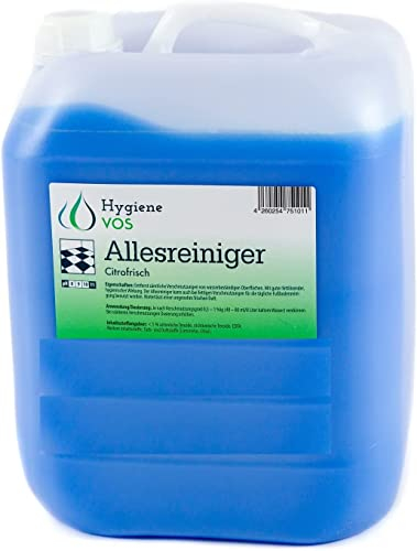 10 Liter Hygiene VOS Allesreiniger Citrofrisch fettlösender Fußbodenbodenreiniger mit frischem Duft