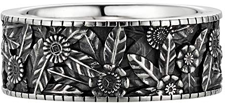 cai Herren Ring 925/- Sterling Silber Glänzend Silbergrau 132270833