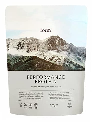 Form Performance Protein - Vegan Protein Powder - 30g of Plant Based Protein per Serving, with BCAAs and Digestive Enzymes. Perfect Post Workout. Tastes Great with Just Water!