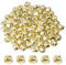 Suneast 100 Campanelle Natalizie in Metallo, per Decorazioni Natalizie e FESTIVITÀ Fai da Te, Colore: Gold - 20mm