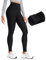 CRZ YOGA Damen Sport Thermo Leggings Winter Warme Sports Yoga Leggins High Waist Fleece Thermal Sportleggins - 71cm Schwarz 42