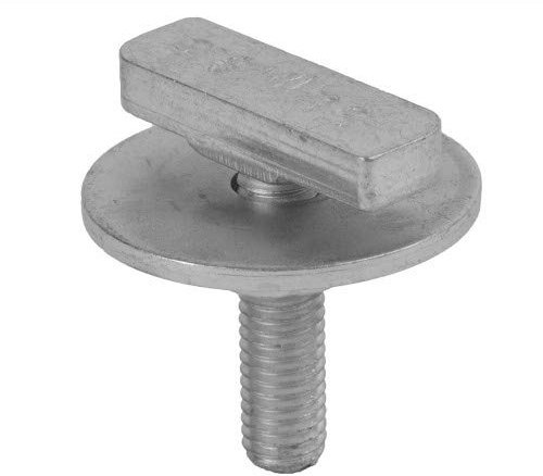 10 Stück-Hammerkopf-Schraube für C-Profil Montageschiene 27x18mm bis 38x40mm Gewinde M8