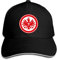 Aiier EIN-Tracht Frankfurt Logo Cap mit Sonnenblende - Verstellbarer Trucker Hut Schwarz, One Size