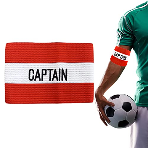 Mezeic Unisex Fußball-Kapitänsbinde, Stretch-Fußball-Kapitänsbinde für Erwachsene und Jugendliche, Teamsportzubehör…