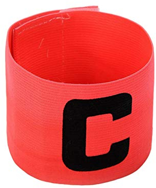 Linsition Kapitänsbinde Fußball, Elastic Fußballspiel Armbinde Multicolor Elastisches Armband Captain Armband C-Standard Armbinde Für Erwachsene Youth Mehrere Sportarten Wie Fußball