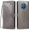HONLEN Coque pour Huawei Nova 8i / Honor 50 Lite Etui, (6.67 inches) Premium PU Cuir Portefeuille Magnétique Flip Case, 3 Porte-Cartes en Béquille Cover Gris