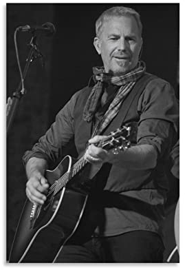 Kevin Costner Song Poster für Schlafzimmer, Ästhetik, Bilddruck, Leinwandbild, 20 x 30 cm, ungerahmt